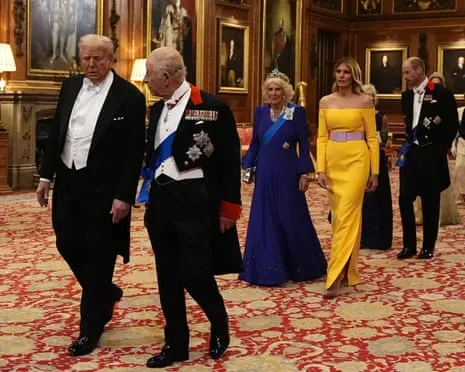 The Royal Family Deploy Grand Welcome During Protests; Kimmel Taken Off Air Over Charlie Kirk Comments